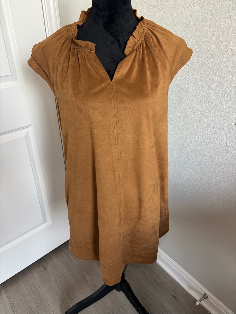 Anthem The Label Brown Suede Dress Size Small